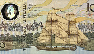 Żeglarski banknot w Australii