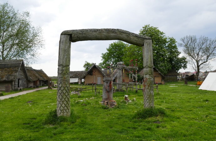 Skansen na wyspie Wolin